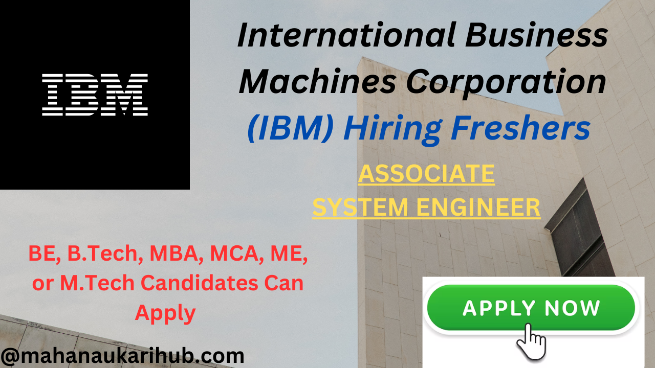 IBM FRESHERS RECRUITMENT