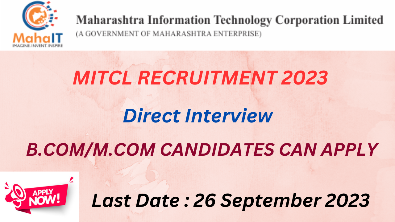 MITCL RECRUITMENT 2023