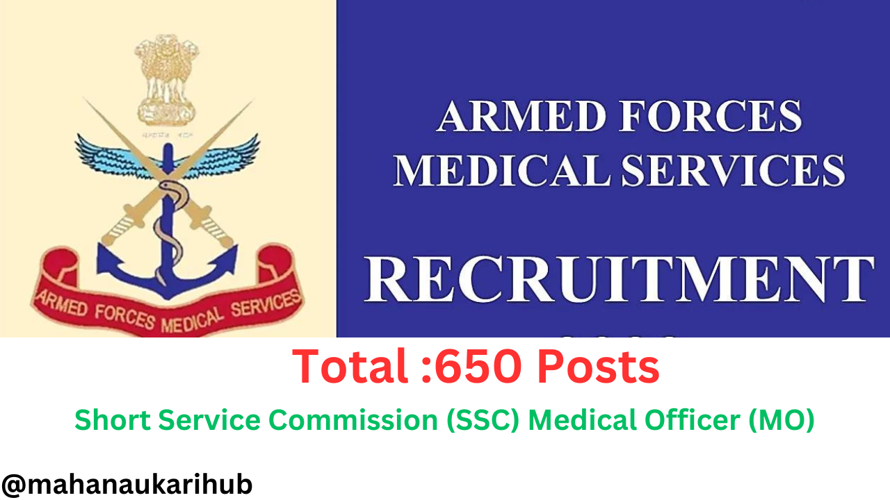 AFMS Recruitment 2023