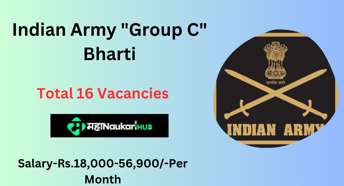 Indian Army Announced Job Opportunity For “Group C”